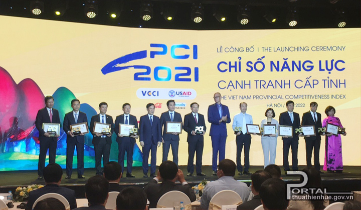 Thừa Thiên Huế nằm trong top 10 toàn quốc xếp hạng PCI năm 2021