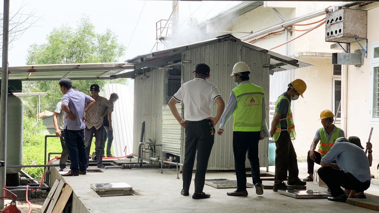 Nghiệm thu công trình Hệ thống xử lý nước thải tại Nhà máy May 4 của Công ty Cổ phần Dệt May Huế