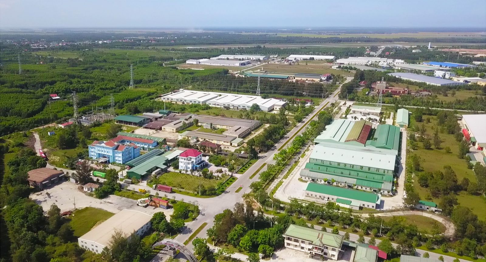 Đất công nghiệp cho thuê - Đáp ứng các tiêu chuẩn đầu tư dự án sản xuất công nghiệp quy mô vừa và lớn