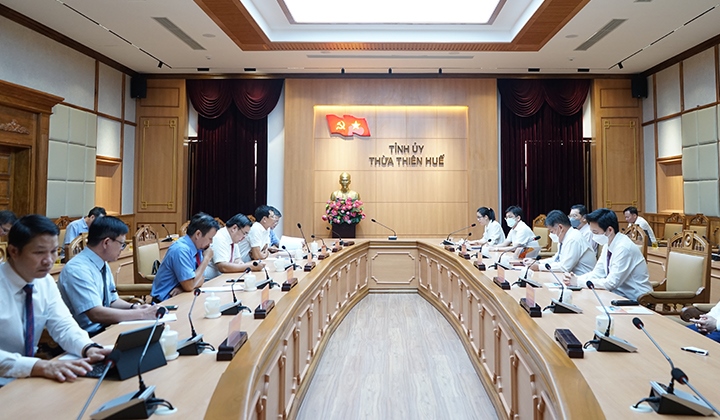 Bí thư Tỉnh ủy Lê Trường Lưu tiếp và làm việc với các tập đoàn kinh tế Thái Lan